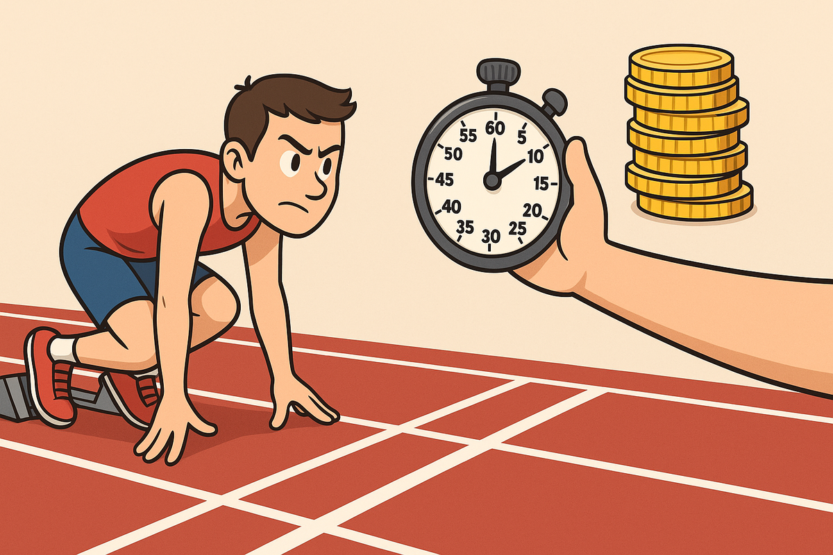 "Timing is everything"